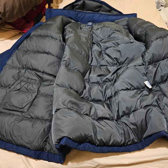 jacket (fairly new) blue L mens - Lands End - Picture 2 of 6